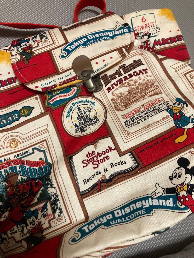 東京ディズニーランド　リュック　レトロ　難あり