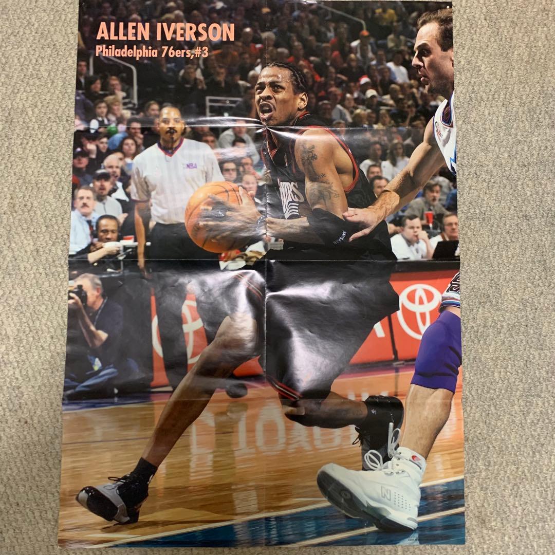 激レア）美品　NBAオールスター＆ヴィンスカーター＆アイバーソン＋中古ポスター