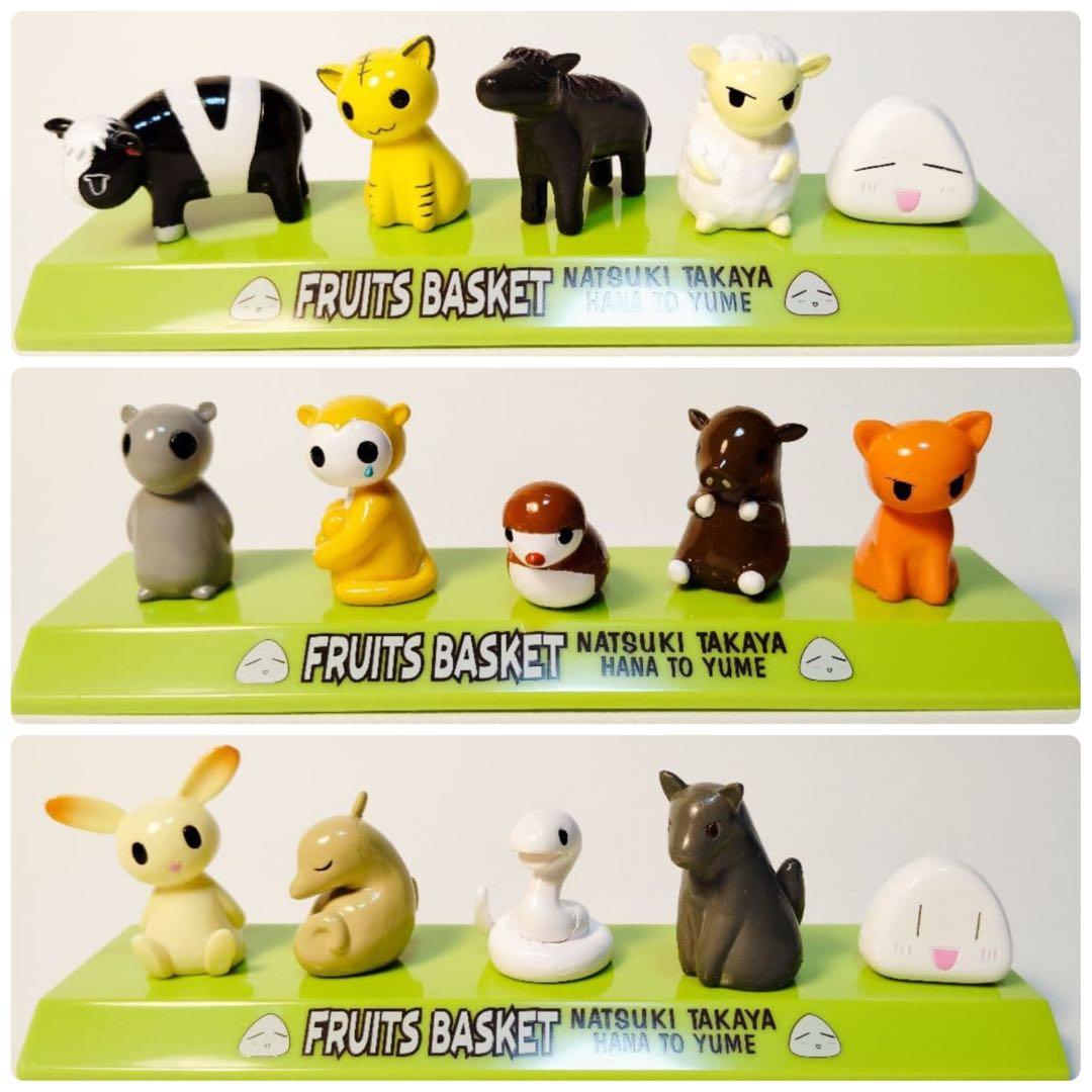 フルーツバスケット１２支フィギュアコンプ １５体セット 箱・ストラップ付き