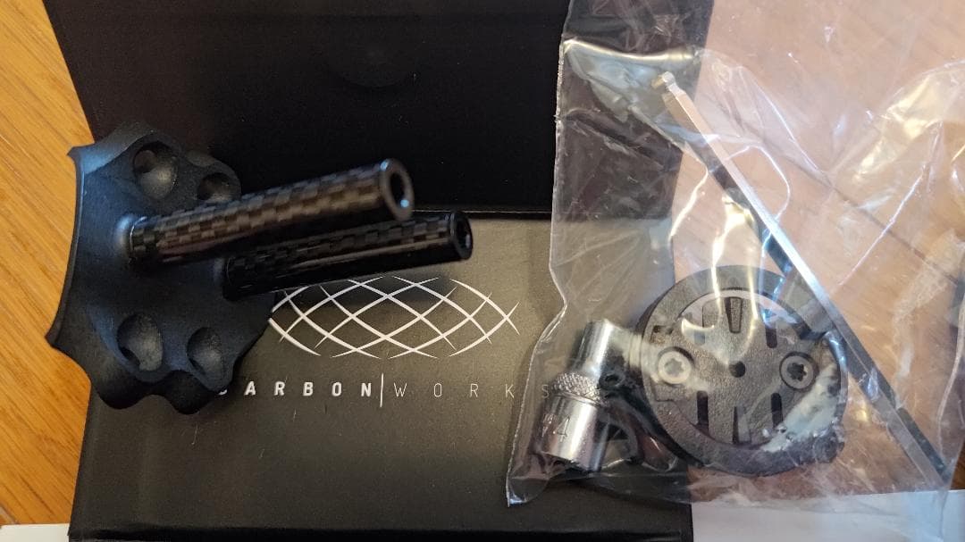 Mcfk Stem 110mm と CarbonWorks マウント