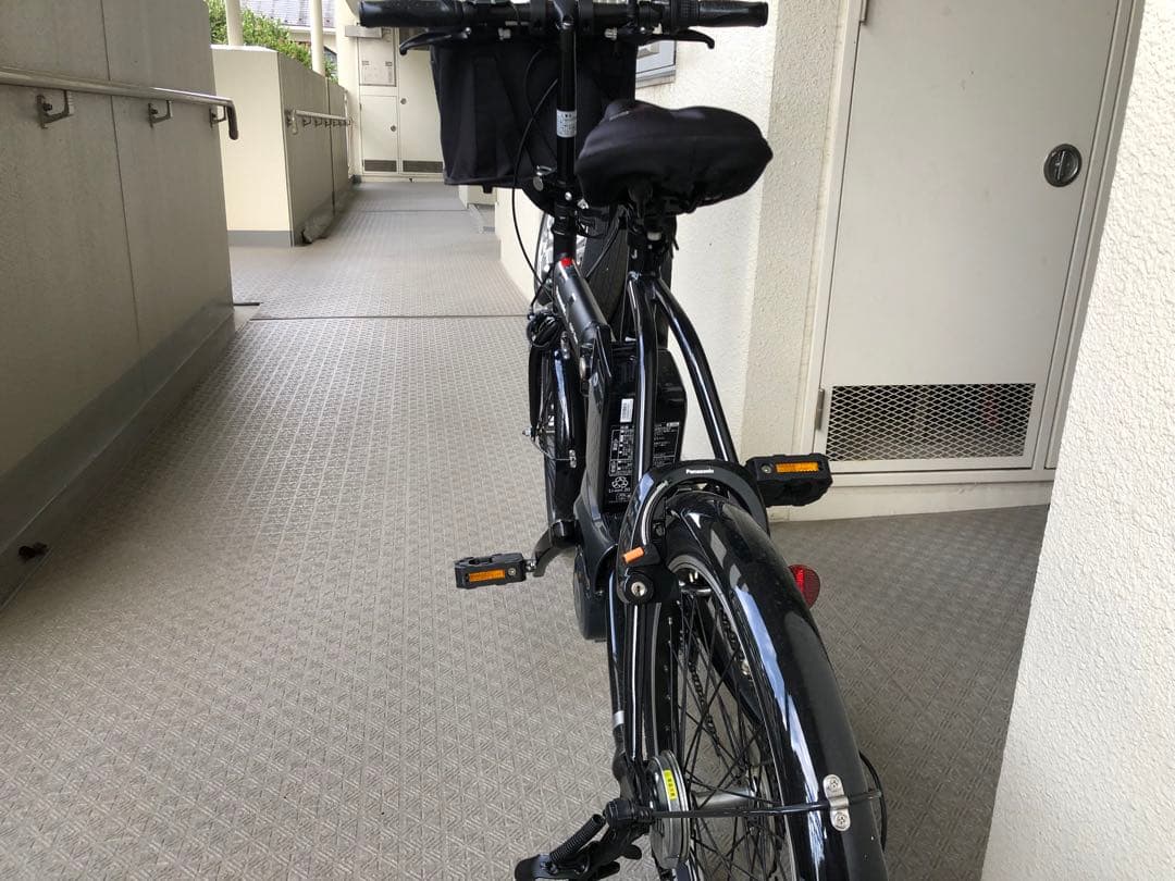 Panasonic オフタイム電動アシスト自転車 超美車　人気のブラック！