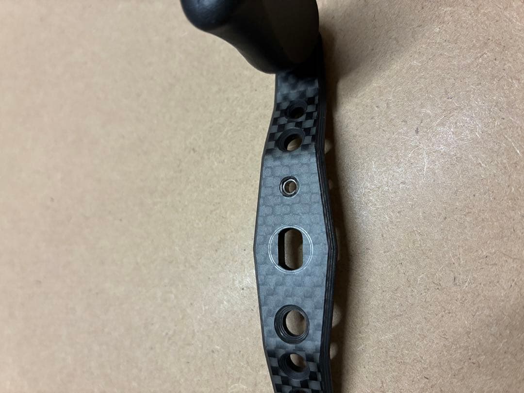 IXAオフセットカーボンハンドル90mmアブ、ダイワ用