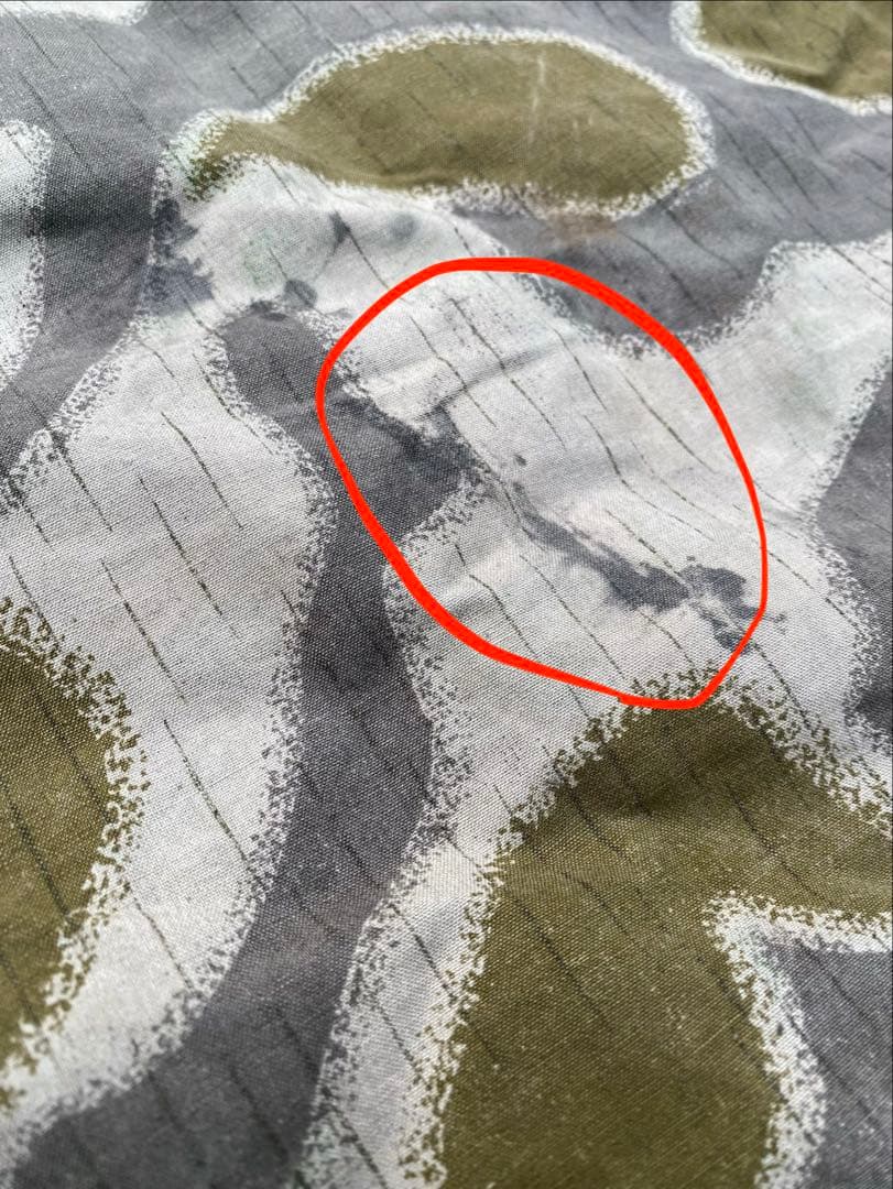 ビンテージ　オーストリア軍　スワンプカモ　ツェルトバーン　軍幕　ポンチョ②