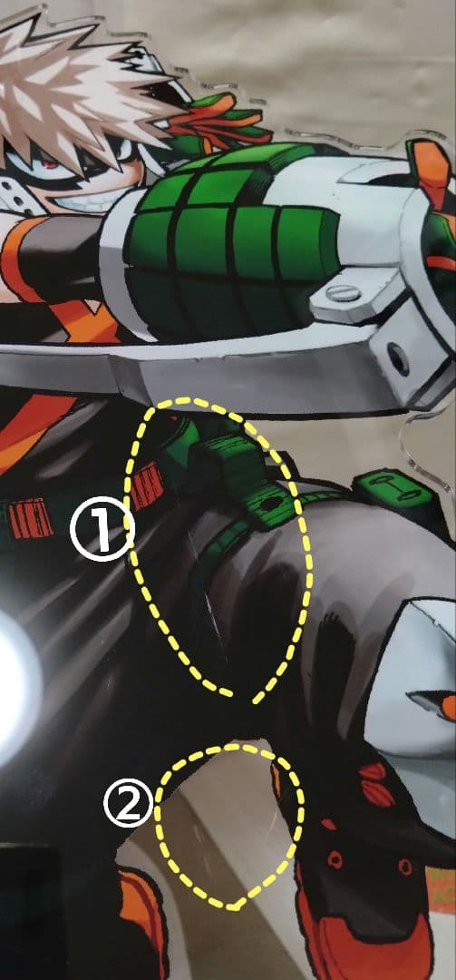 ヒロアカ　アクリルGIGAフィギュア爆豪勝己