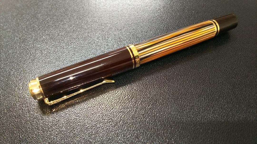 【値下げ交渉OK】【特別生産品】ペリカン スーベレーン M400 茶縞 万年筆