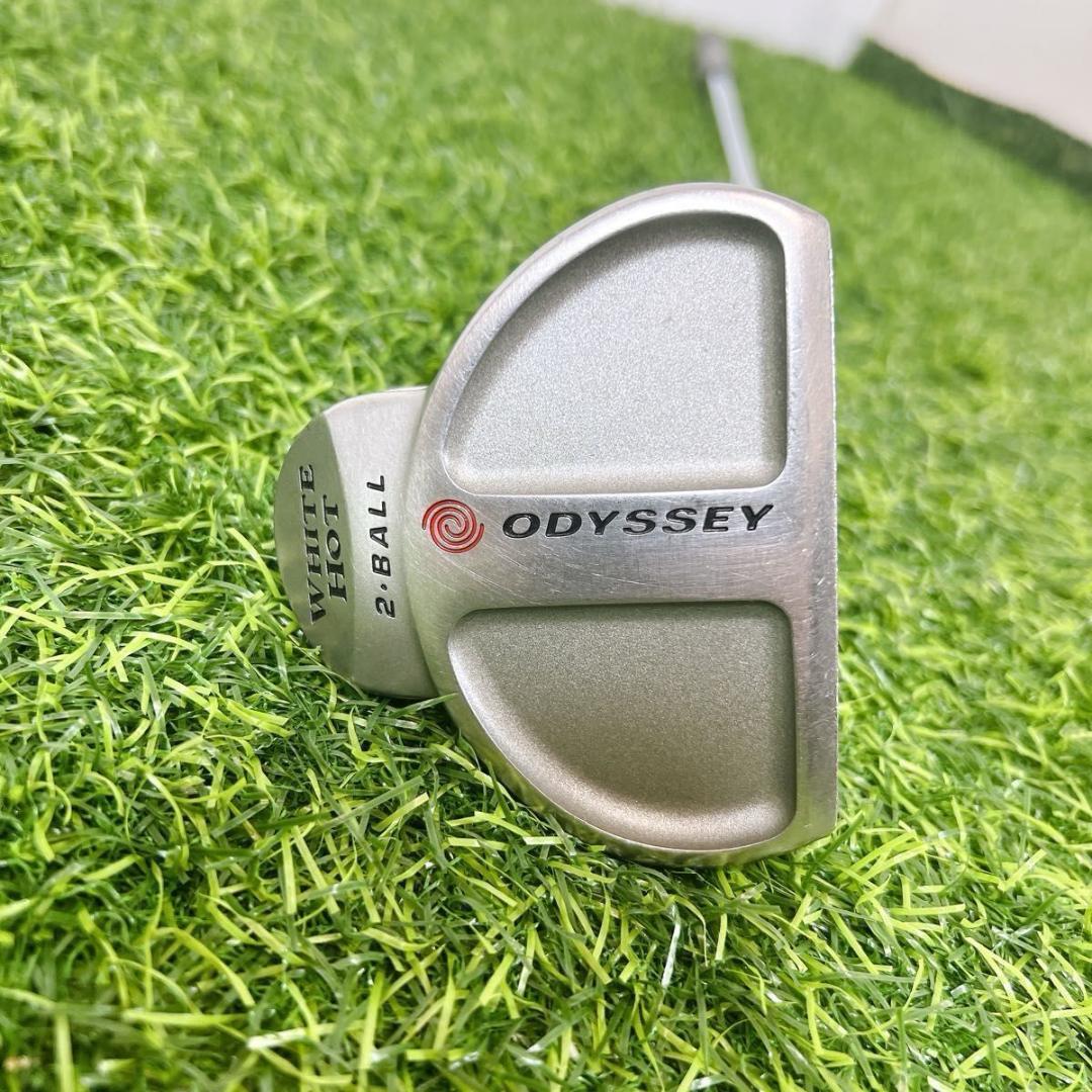 レフティ 左 ODYSSEY オデッセイ WHITE HOT 2BALL パター