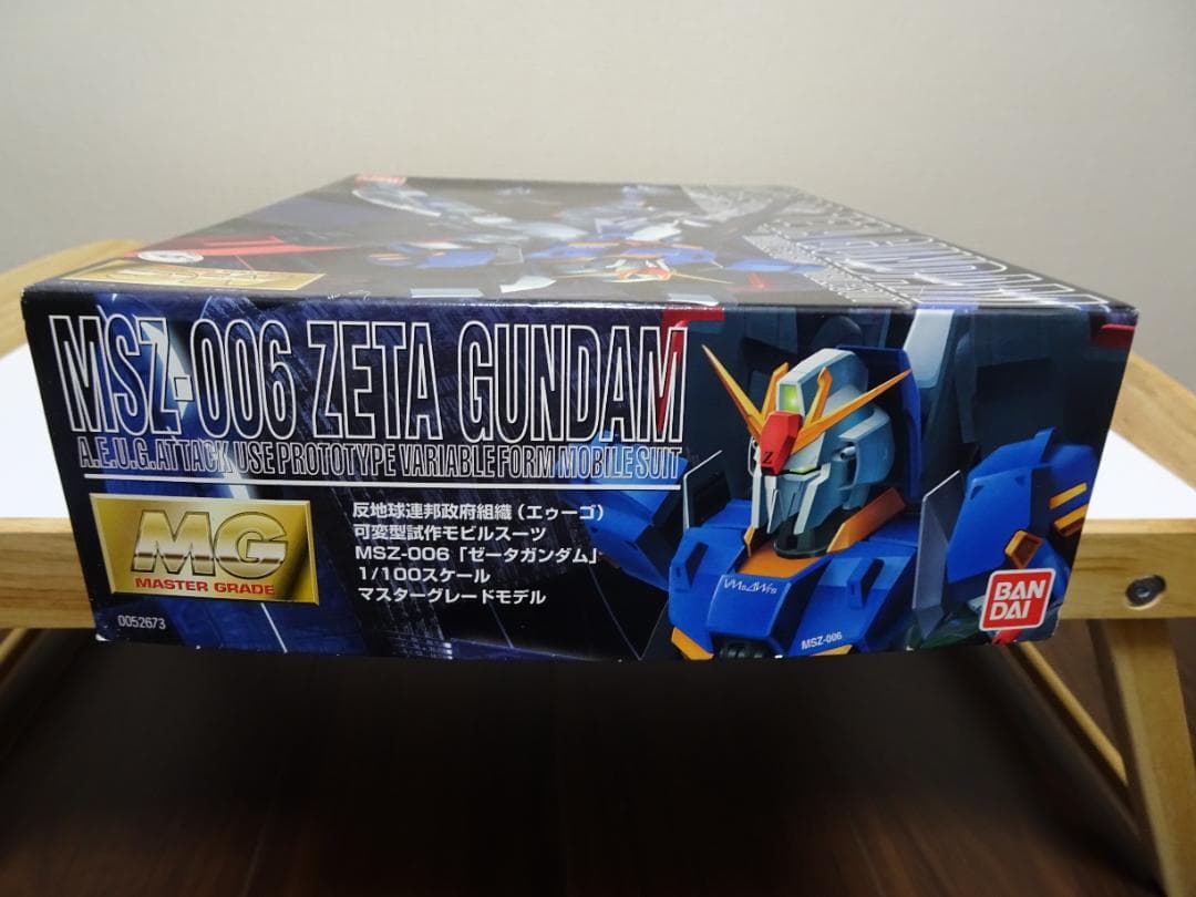 MG 1/100 MSZ-006 ゼータガンダム (機動戦士Zガンダム)未開封
