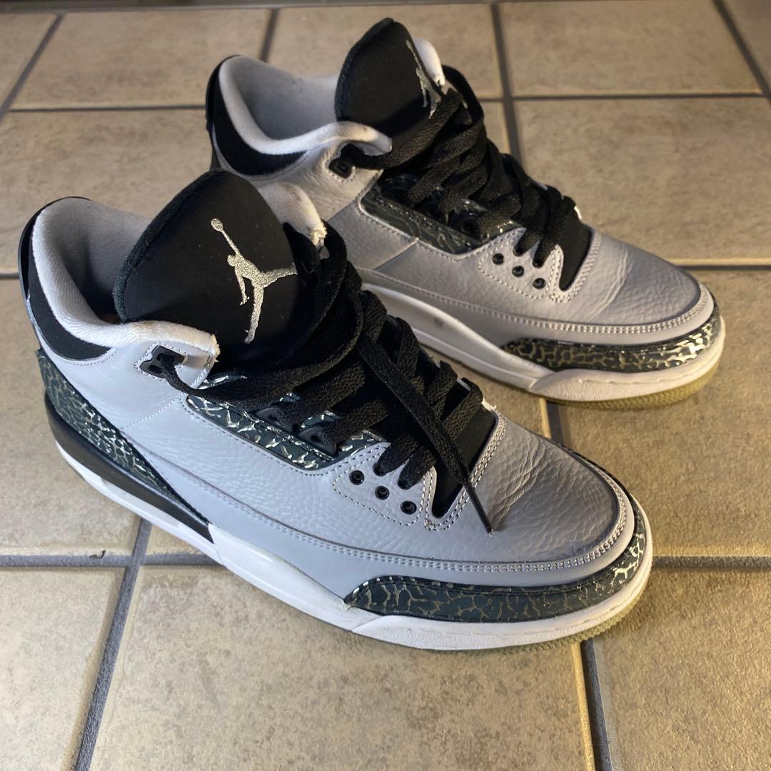 シューズ(男性用) Nike Air Jordan 3 Retro \"Wolf Grey\"