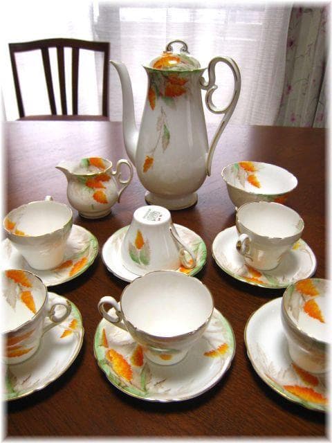 【限定価格】SHELLEY コーヒーカップ＆ソーサ― ポット他セット