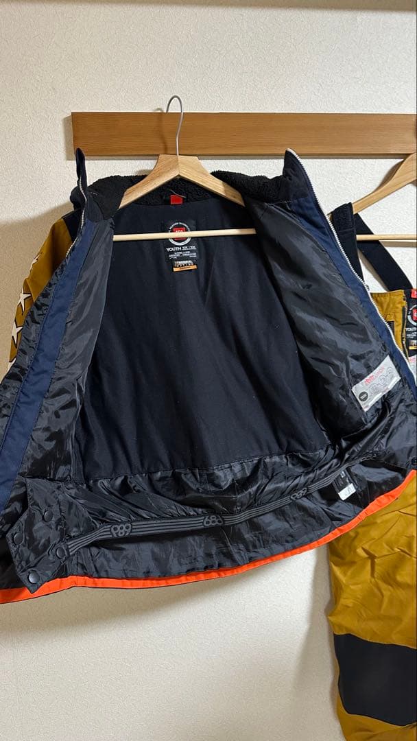 868スノーボードウェア(子ども用) ブラウン/ネイビー　Mサイズ/140cm