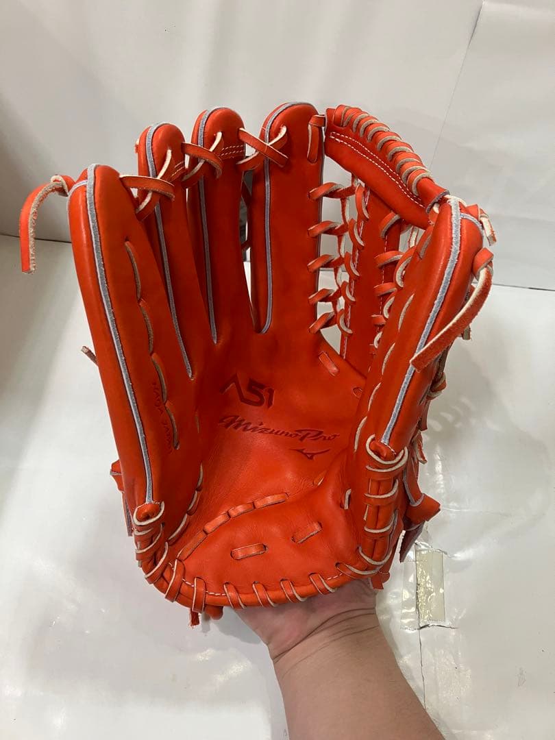 ミズノプロ　左投用　外野手用グローブ　硬式