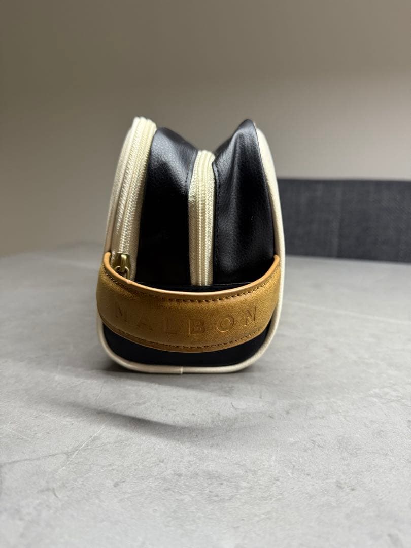 Malbon 刺繍ゴルフカートバッグ ホワイト