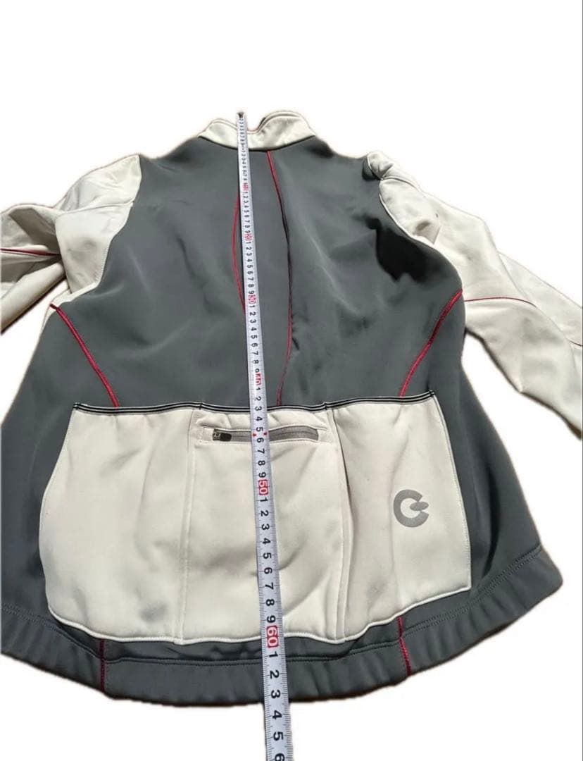 ゴールドウイン　 サイクルジャケット 長袖 裏起毛 白　XL