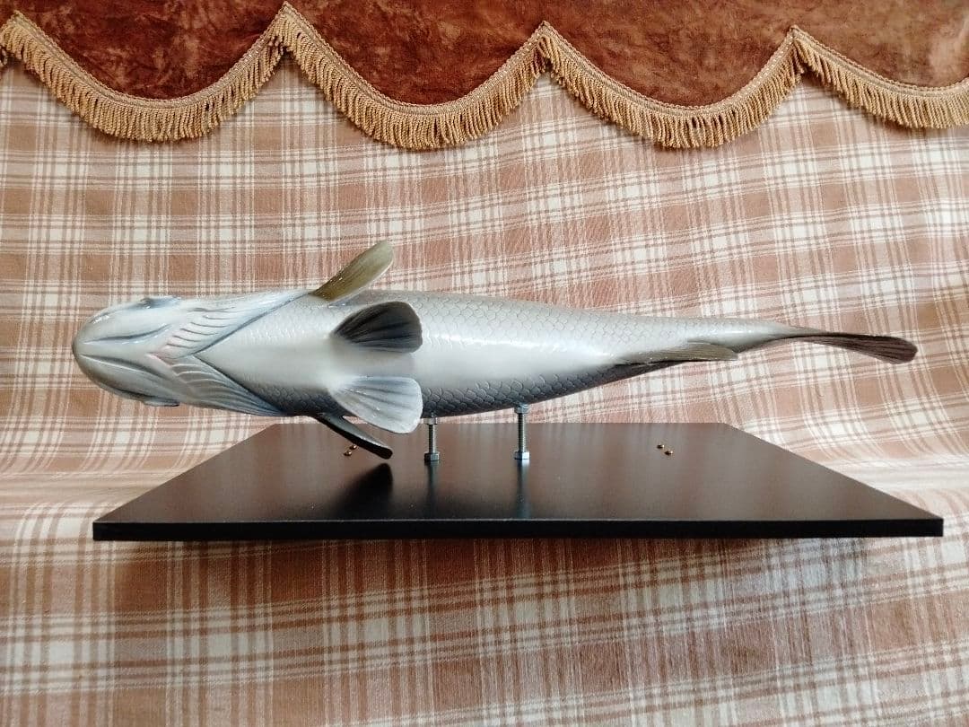 ハンドメイド　50cmアカメ壁掛け　フィギュア　レプリカ　オブジェ　怪魚釣り