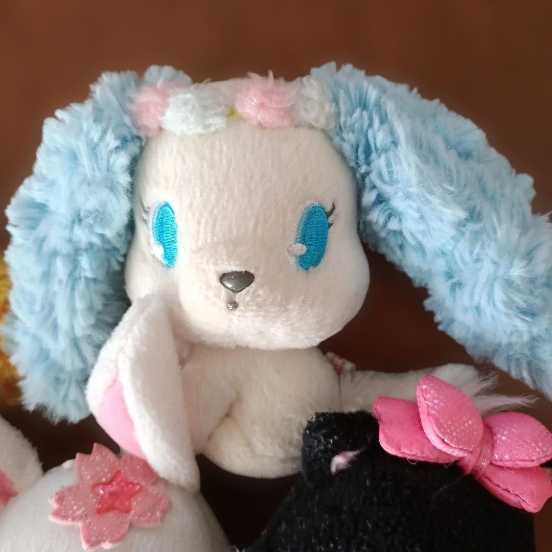 当時物レア ジュエルペットぬいぐるみマスコット５体セットまとめ売り