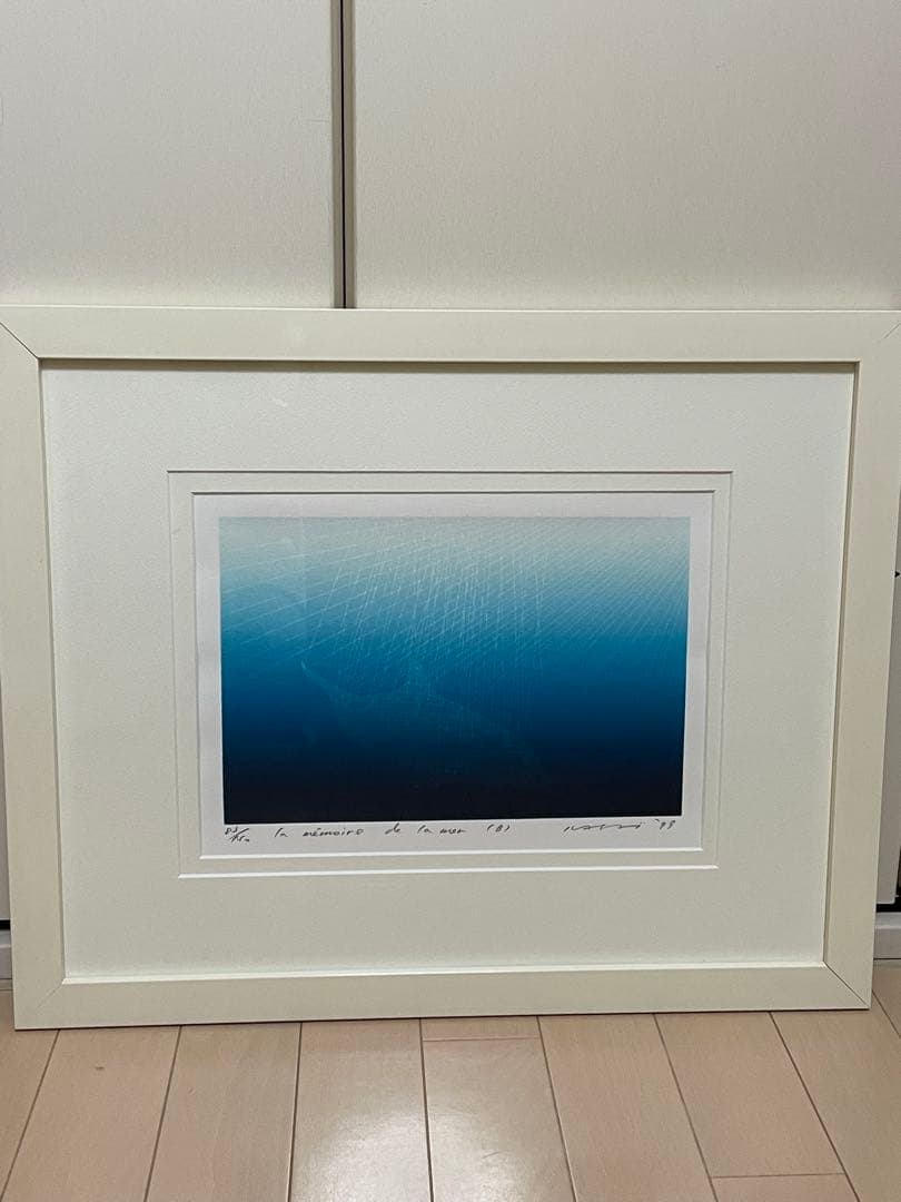 笠井正博 シルクスクリーン 海の記憶 (B) 83/150