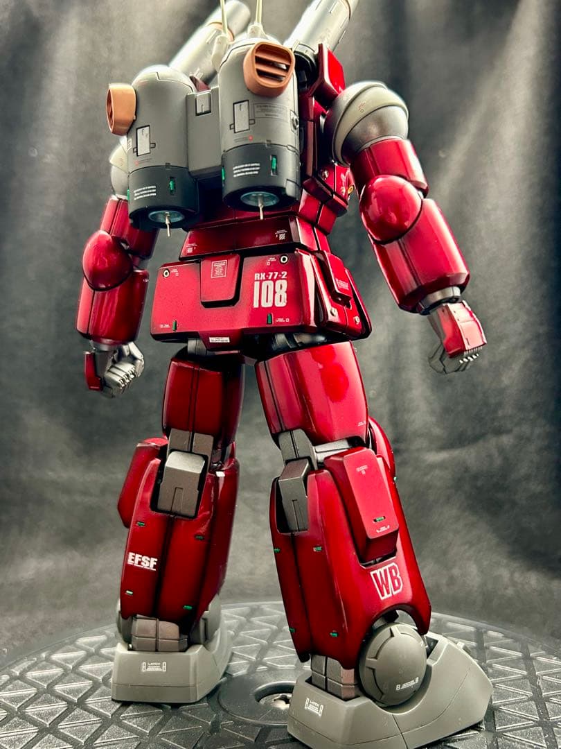 MG ガンキャノン　キャンディグラデーション塗装　完成品