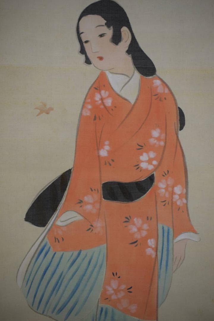 不詳/作者不詳/人物図/布袋屋掛軸HJ-706