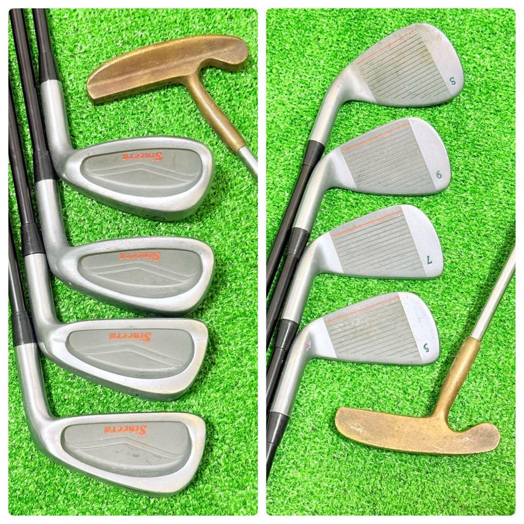 Sincera 初心者 レディース ゴルフクラブセット ハーフセット 一式