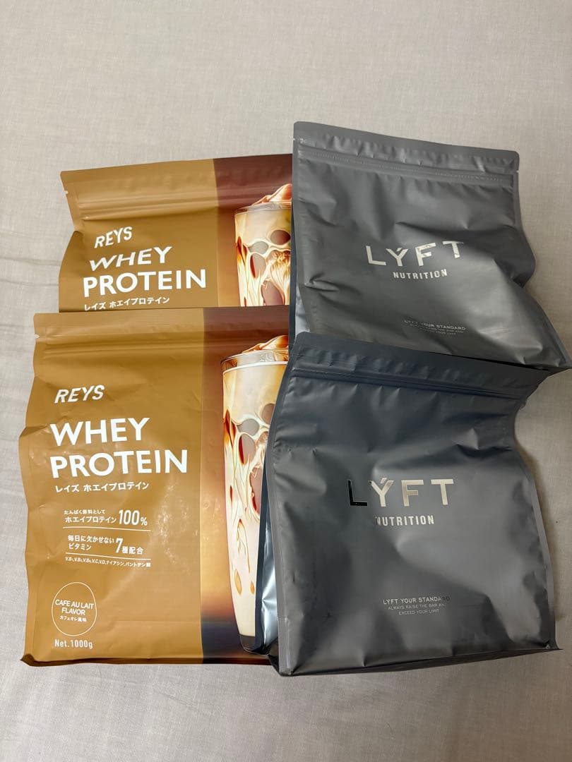 【まとめ売り！】LYFT EAA 500g✖️2 reys プロテイン1kg✖️2