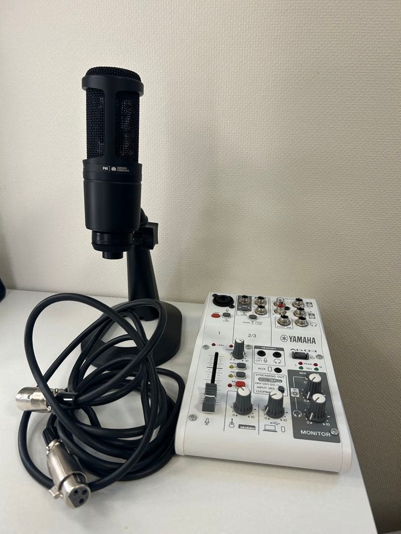 YAMAHA AG03 オーディオインターフェイス マイク付き