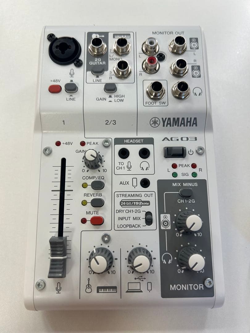 YAMAHA AG03 オーディオインターフェイス マイク付き