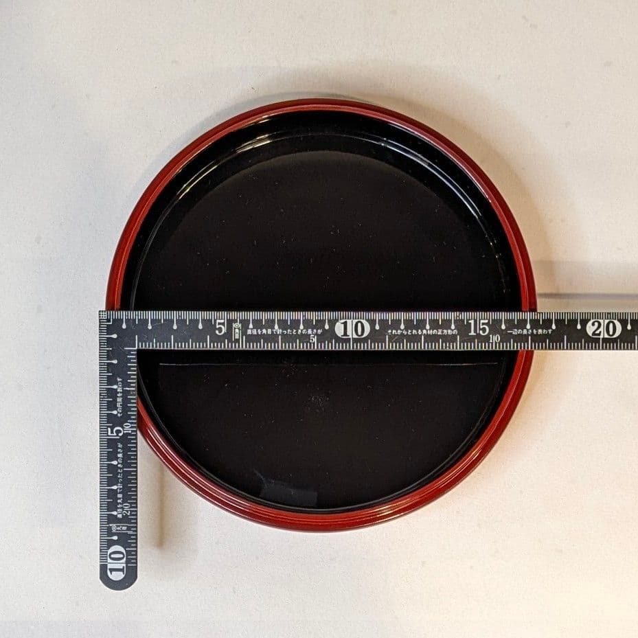 【ゲリラセール・新品】 筋香合　朱漆　6寸　朱塗り　寺院用具　香合