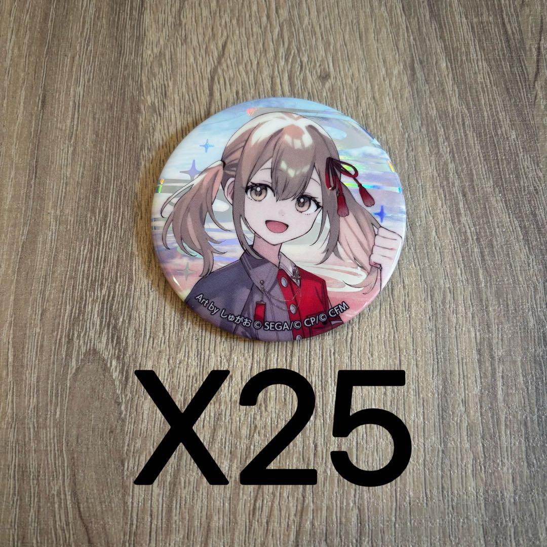 プロセカ 4th Unison セカライ ホログラム缶バッジ 小豆沢こはね