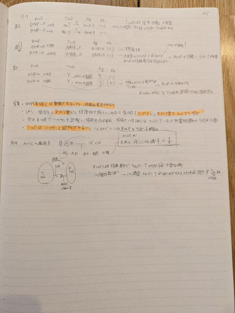 KALS　生命科学合格ノート　板書ノートコピー