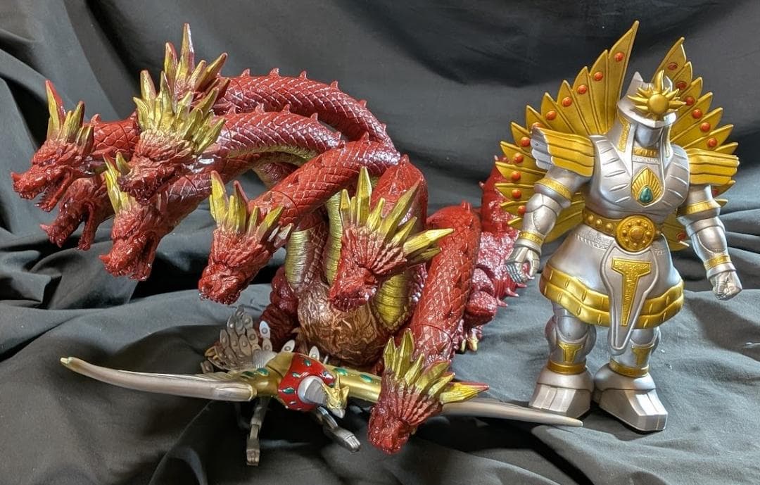 ヤマタノオロチ＆ウツノイクサガミ「ヤマトタケル」登場（バンダイ）ソフビ２体セット