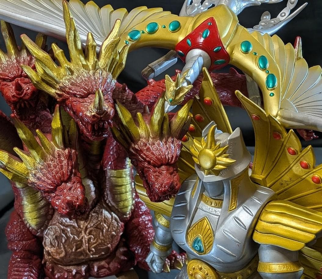 ヤマタノオロチ＆ウツノイクサガミ「ヤマトタケル」登場（バンダイ）ソフビ２体セット