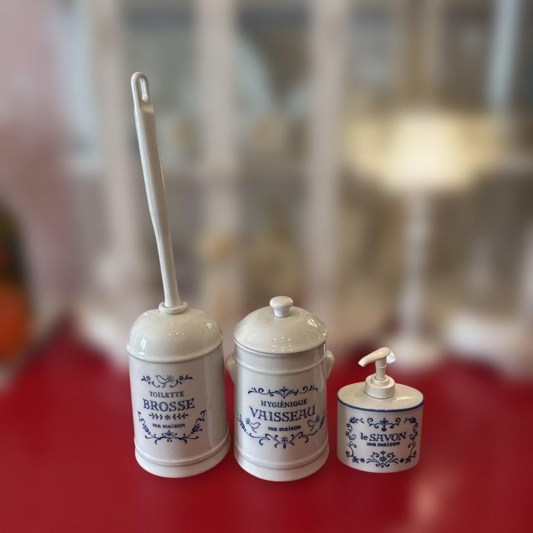 Vaisseau バスルームトイレ用品 3点セット