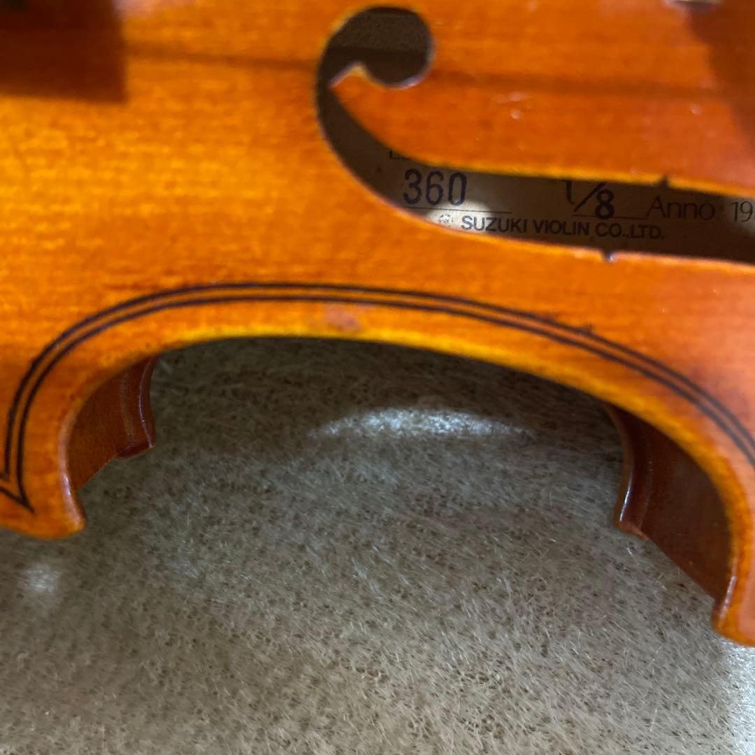 鈴木バイオリン　No.360 1/8 弓付き ドミナント弦おまけ付き