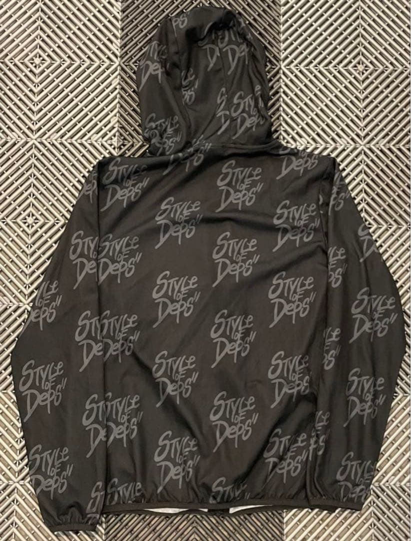 希少！美品！M！depsデプス ドライメッシュ フーディー UV 総柄デザイン