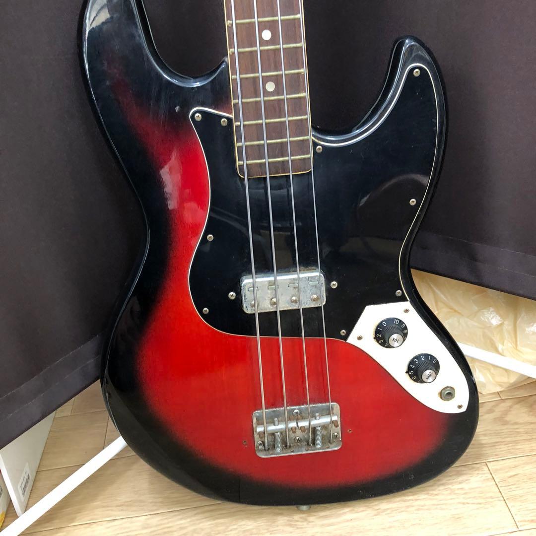 Morris 木製ベース 赤黒サンバースト 人気楽器