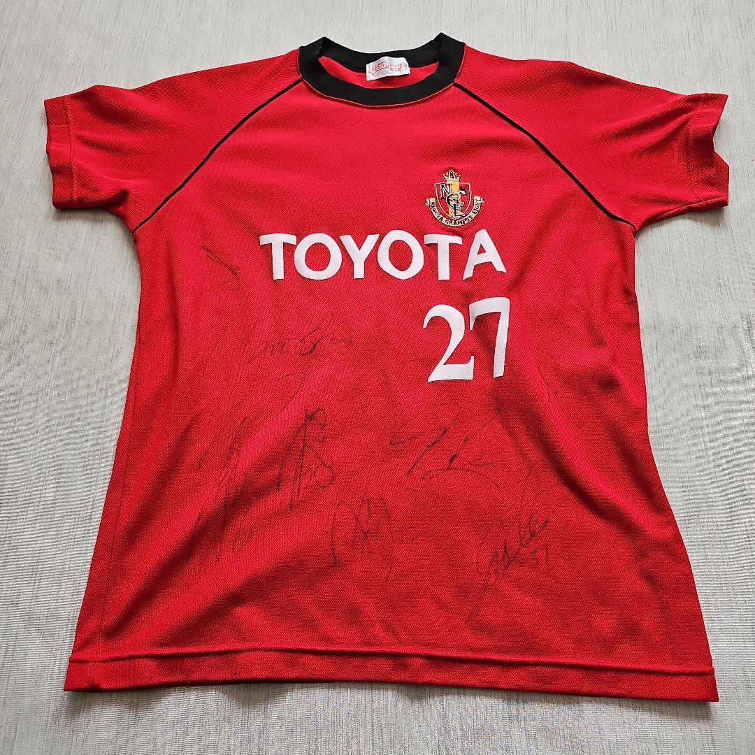 レア サイン入り 名古屋グランパスエイト サッカーウェア 背番号27