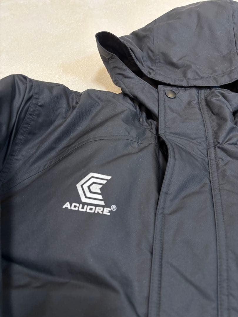 美品✨ACUOREアクオレ 黒 ロングベンチコート　L