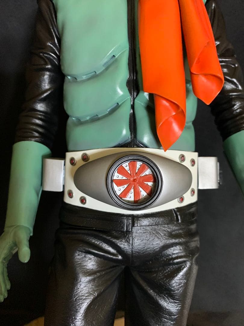 仮面ライダー 旧1号 メガソフビキット 塗装済み完成品 海洋堂　訳アリ品