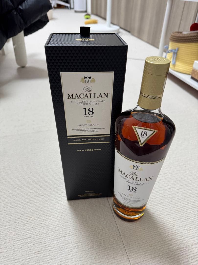 The Macallan 18年 シングルモルトウイスキー 700ml