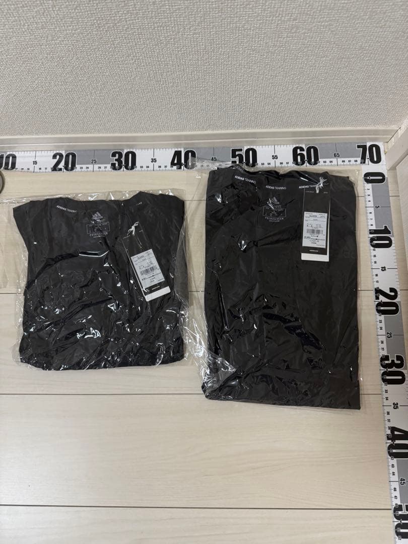 新品　2着セット　adidas ブラック 長袖 トップス Oサイズ　長渕剛着用