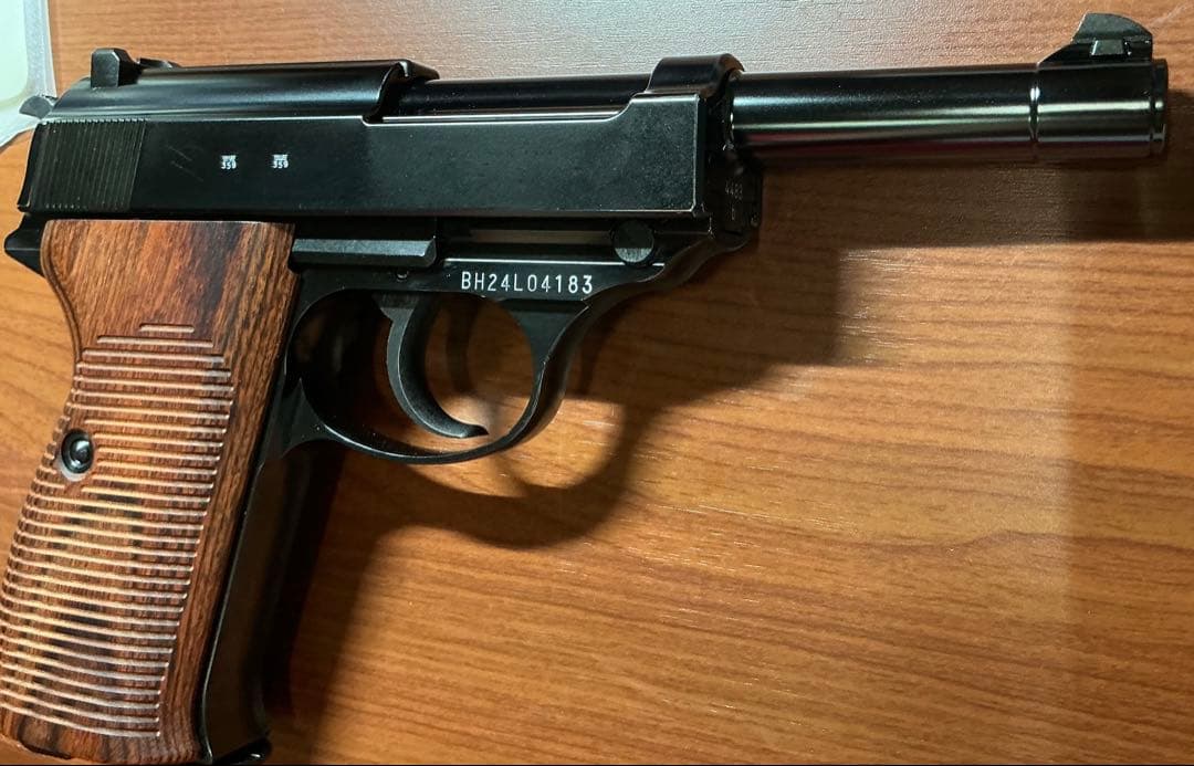 マルゼンP38 ガスブローバック ブラックメタル　ac40