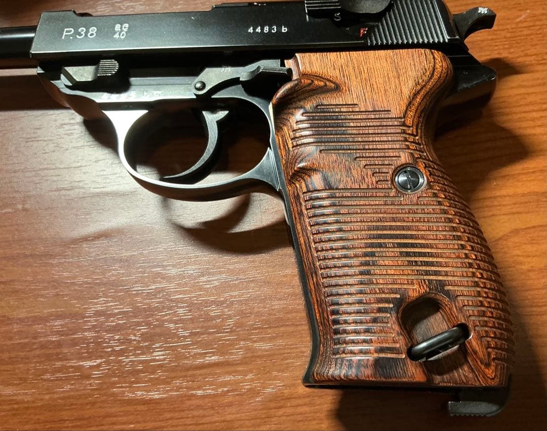 マルゼンP38 ガスブローバック ブラックメタル　ac40