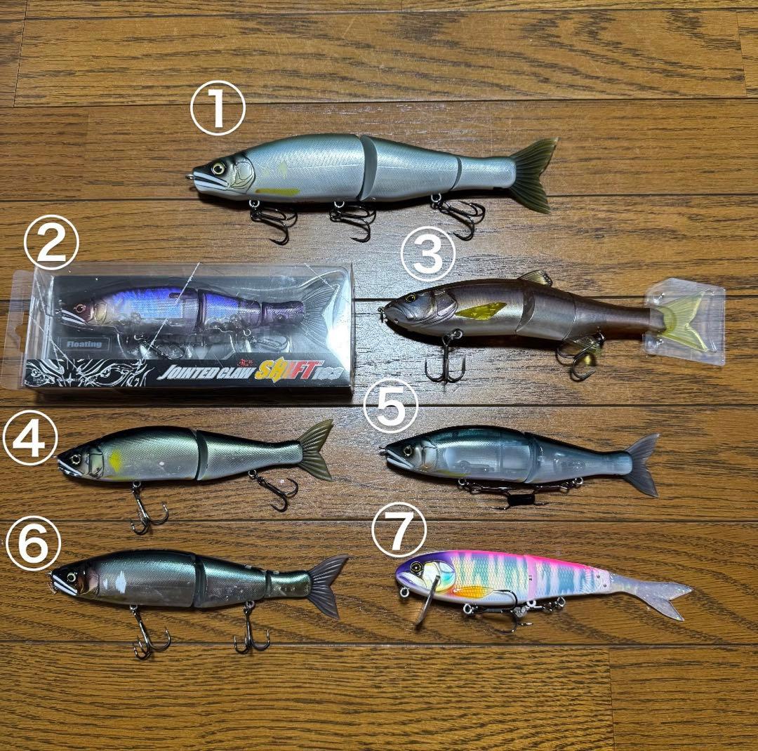 ビッグベイトルアー 7個セット ジョイクロ ダウズスイマー GAN CRAFT