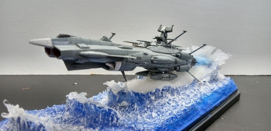 バンダイ.メカコレ.宇宙戦艦ヤマト2202 アンドロメダ ジオラマ完成品
