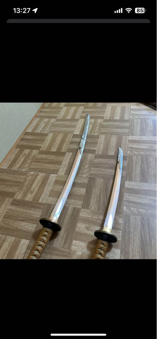 模造刀　大小セット　脇差