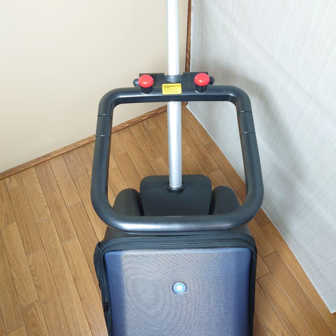 子供が乗れるスーツケース キャリーカート ブルー QBOX-20