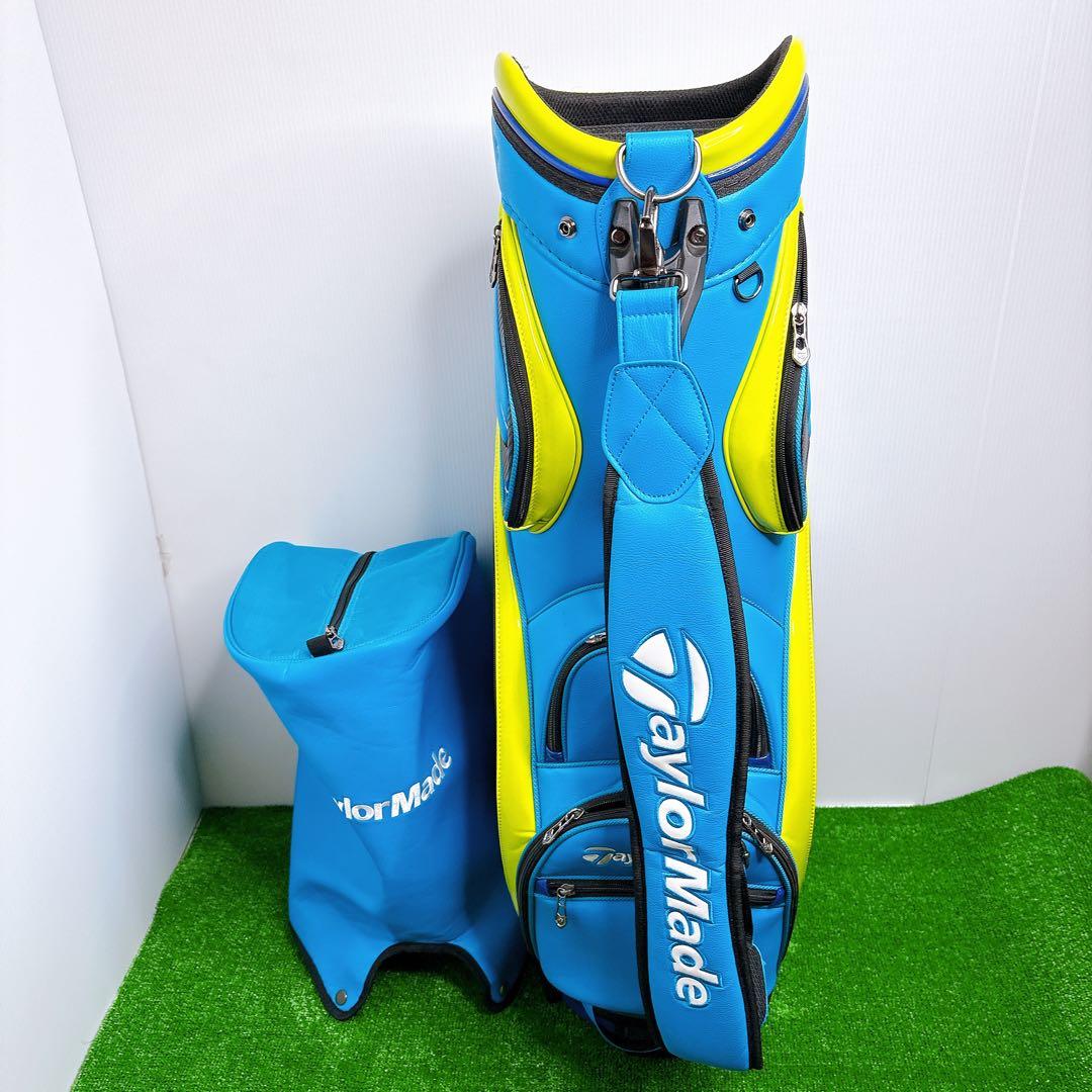 テーラーメイド　TaylorMade ブルー　カート式 キャディバッグ 9.5型