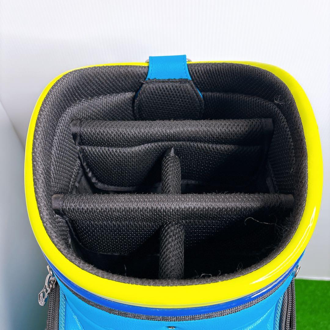 テーラーメイド　TaylorMade ブルー　カート式 キャディバッグ 9.5型