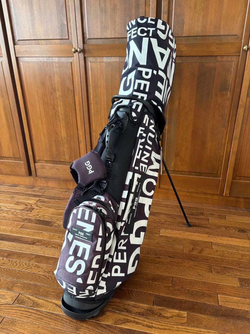 PGG キャディバッグ 紺　パーリーゲイツ