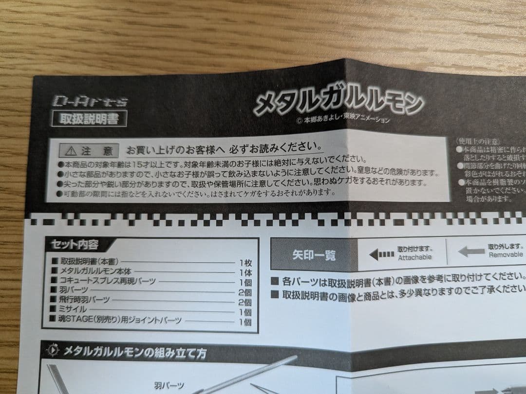 D-arts　メタルガルルモン